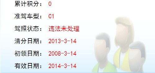 驾照分数查询 - 渭南车友 - 荣耀渭南网 - WWW