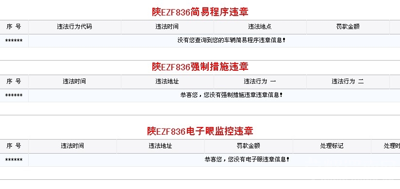 帮忙查询违章 - 渭南交通违章查询 - 荣耀