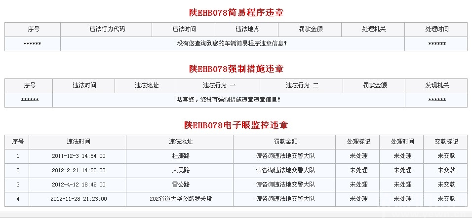 帮忙查询谢谢 - 渭南交通违章查询 - 荣耀