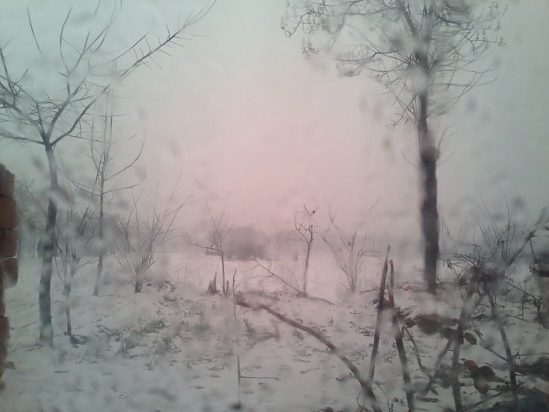 渭南天气预报总有不准的时候,原上都下雪了,市