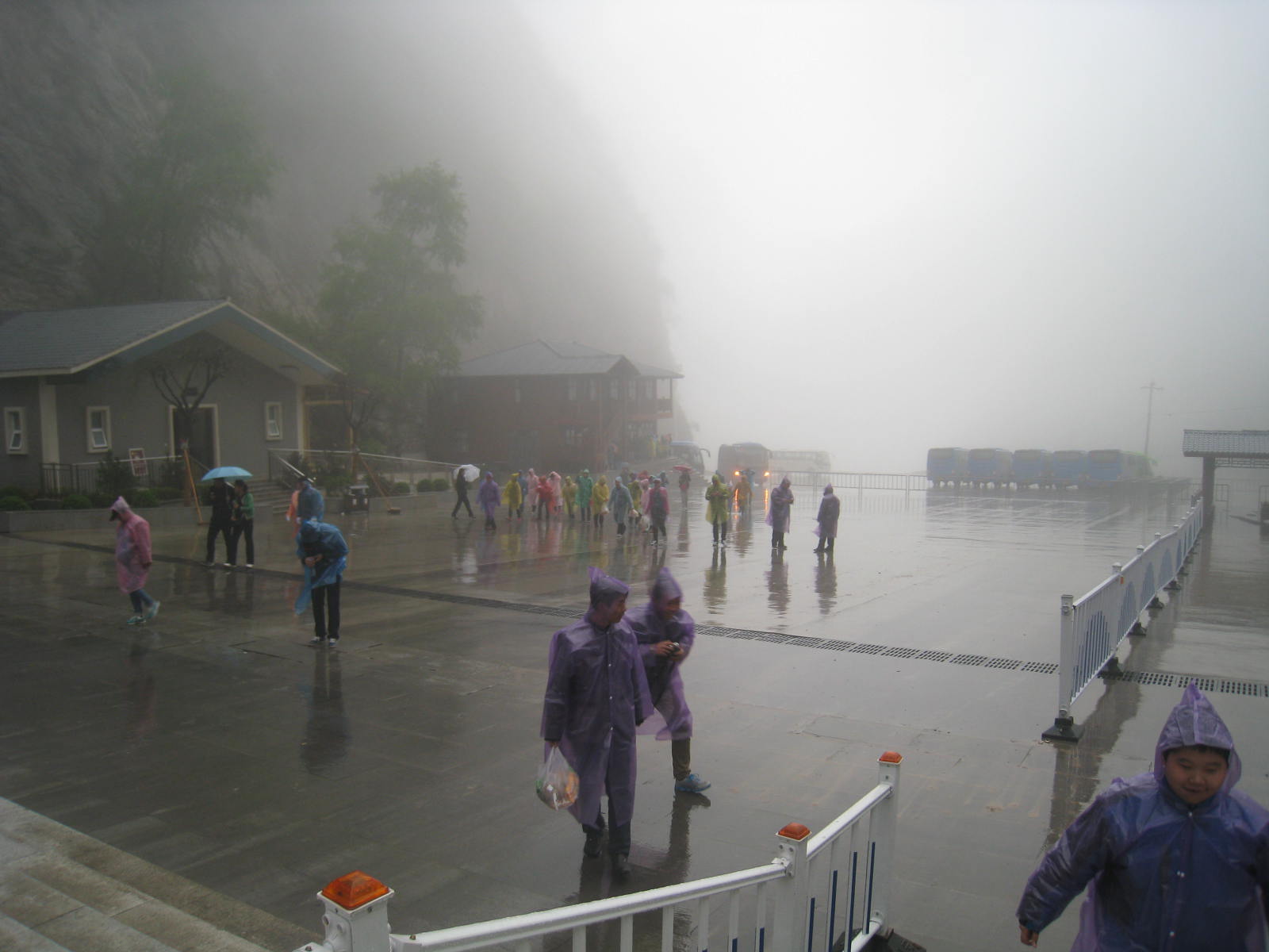 雨中游华山 - 摄影天地 - 荣耀渭南网 - WWW.Y