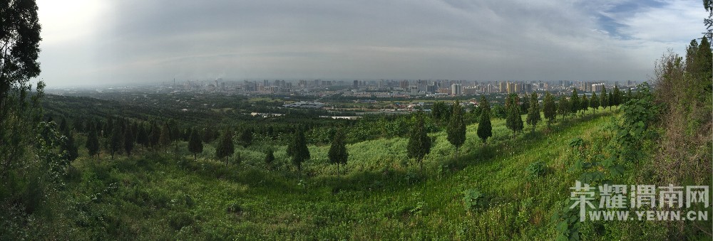 给渭南拍个全景 - 图说渭南 荣耀渭南网