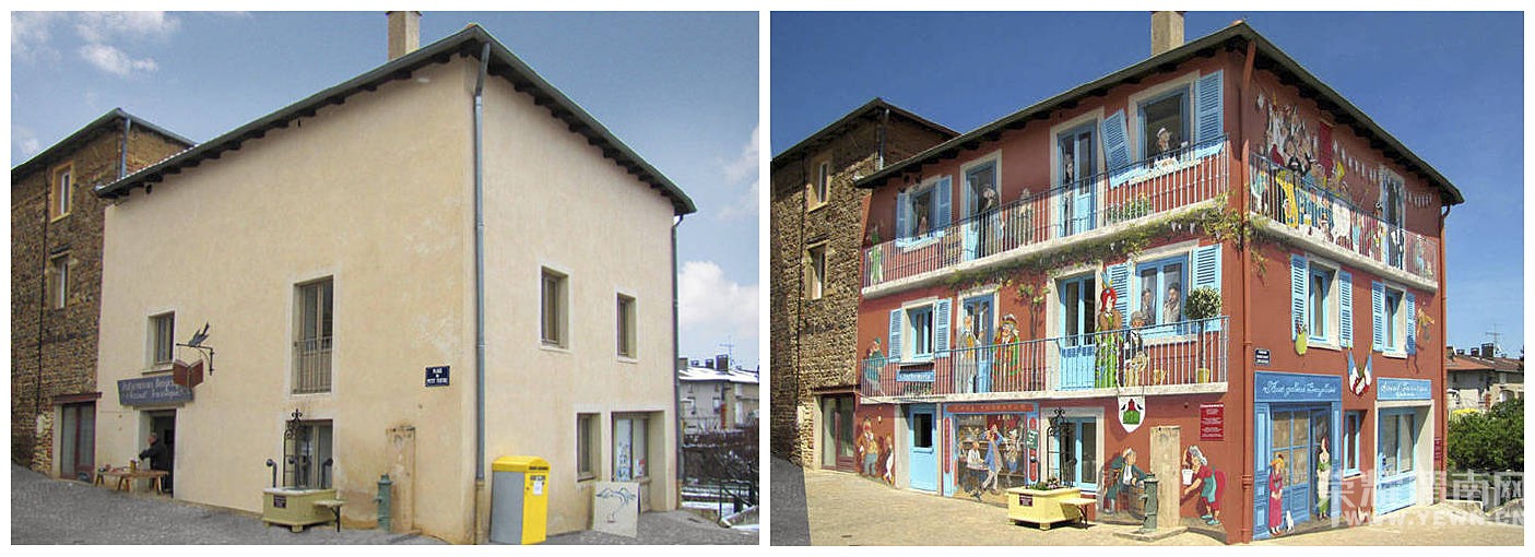 ����һ��ǽ�����뻭�������ķ羰���㿴~