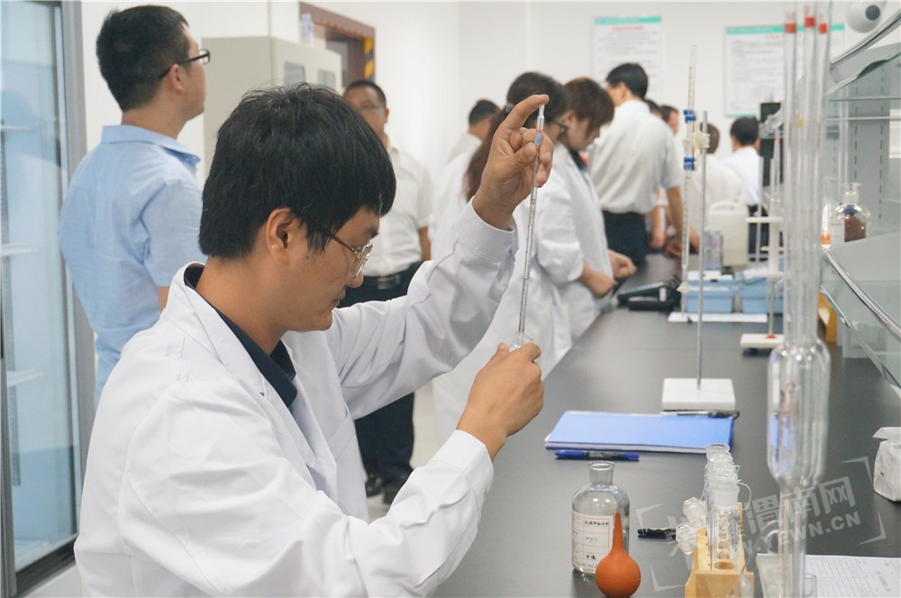 经开区北水厂开水仪式于今日启动,渭南经开区