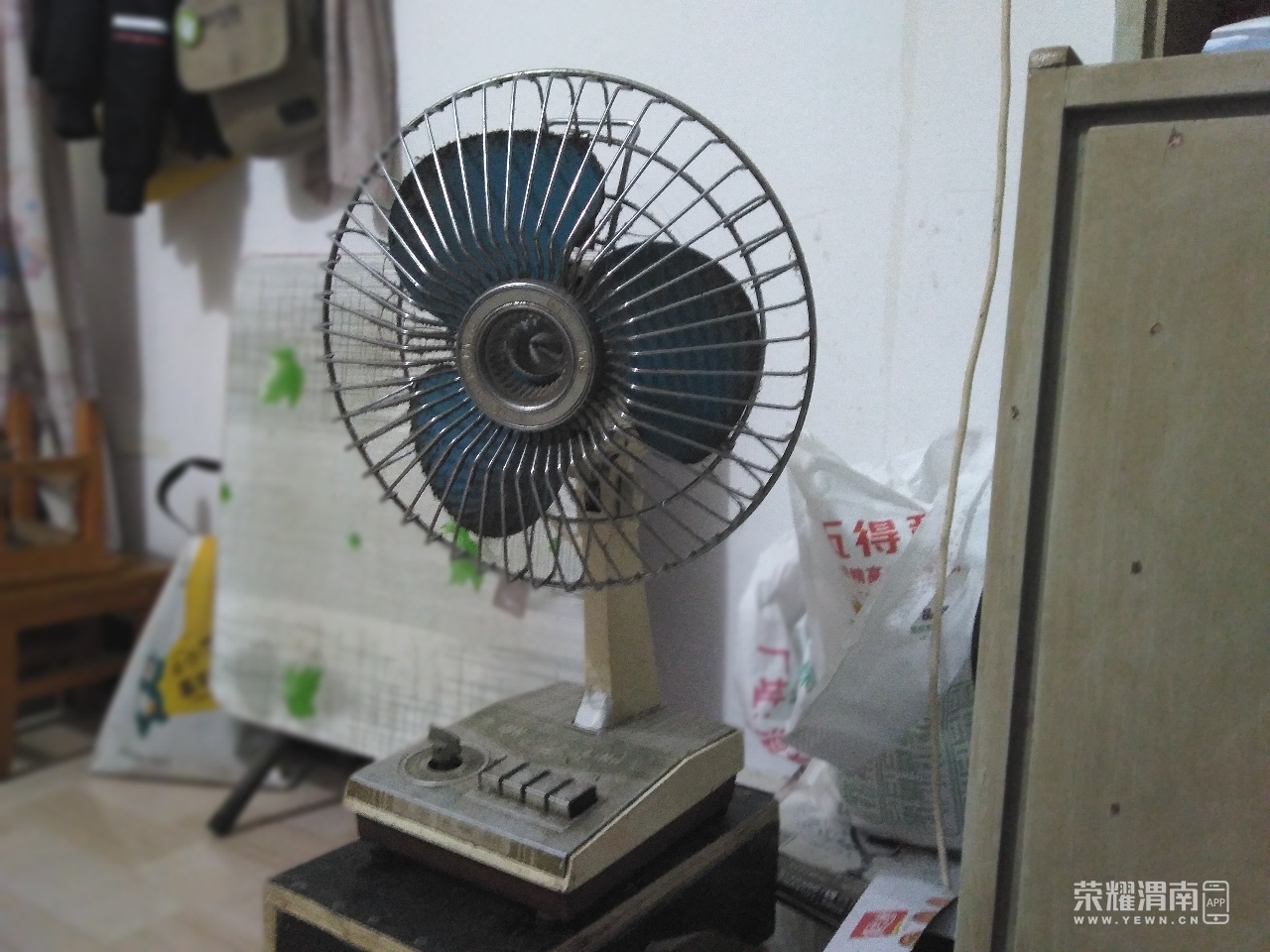 看看我家这老物件,80年代的老风扇到现在质量都好的没话说,你们家里有